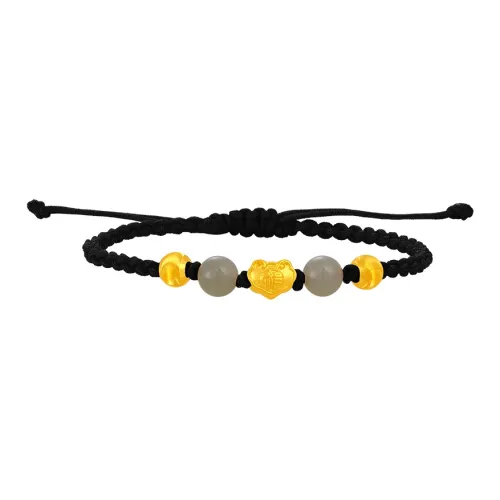 CHOW KING SANG Gold Bracelet Unisex