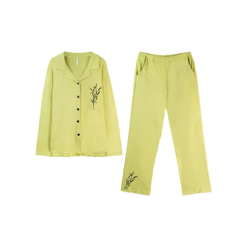 Dorame Pajama Set Women's Fruit Green