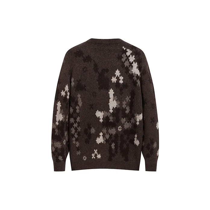 PEACEBIRD MEN Sweater Unisex Brown-1