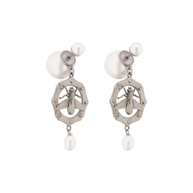 DIOR Metal Earrings Women's Silver-0