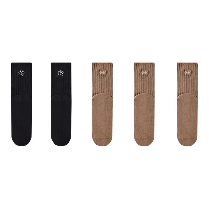 Caramella Mid Calf Socks Women's Combo Set-0