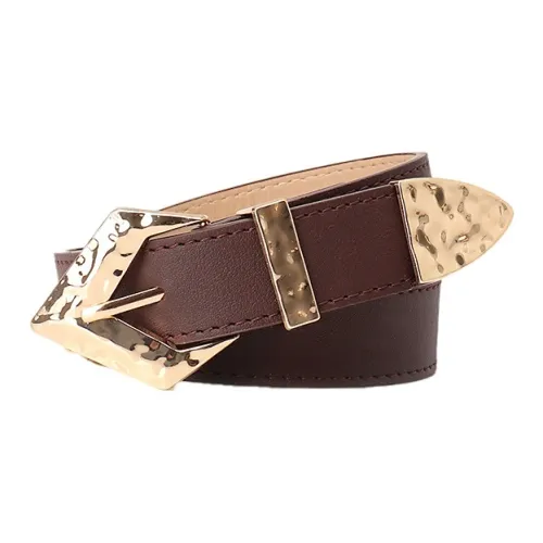 JONNY MOORE PU Leather/Alloy Leather Belts Women's 2.8cm