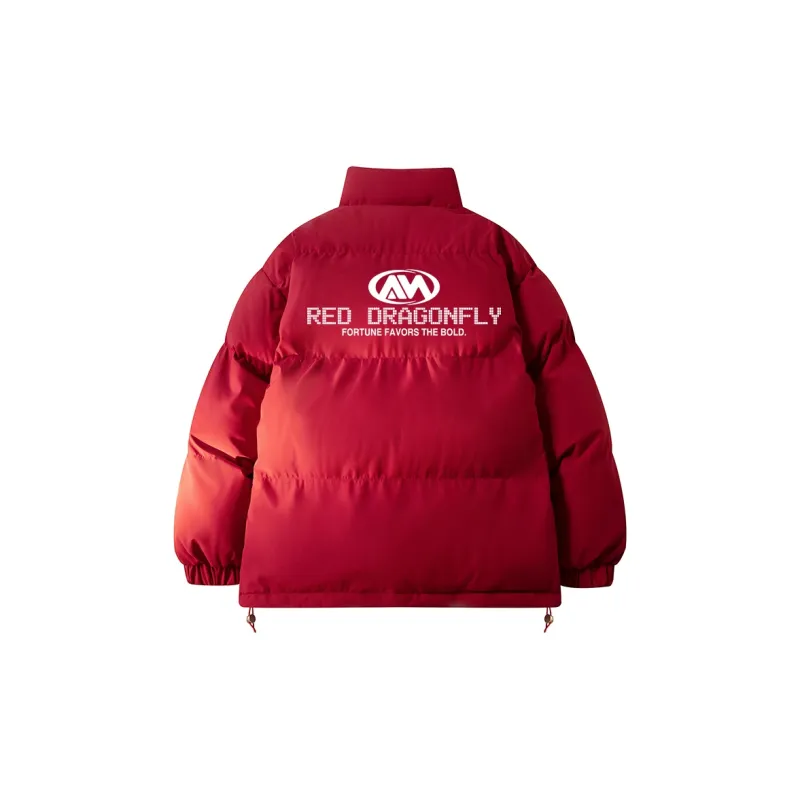 RED DRAGONFLY Puffer Jacket Unisex-1