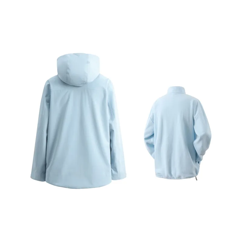 LIVINGTOWN Warm Breathable Water Resistant Windproof Windbreaker Jacket Unisex-23