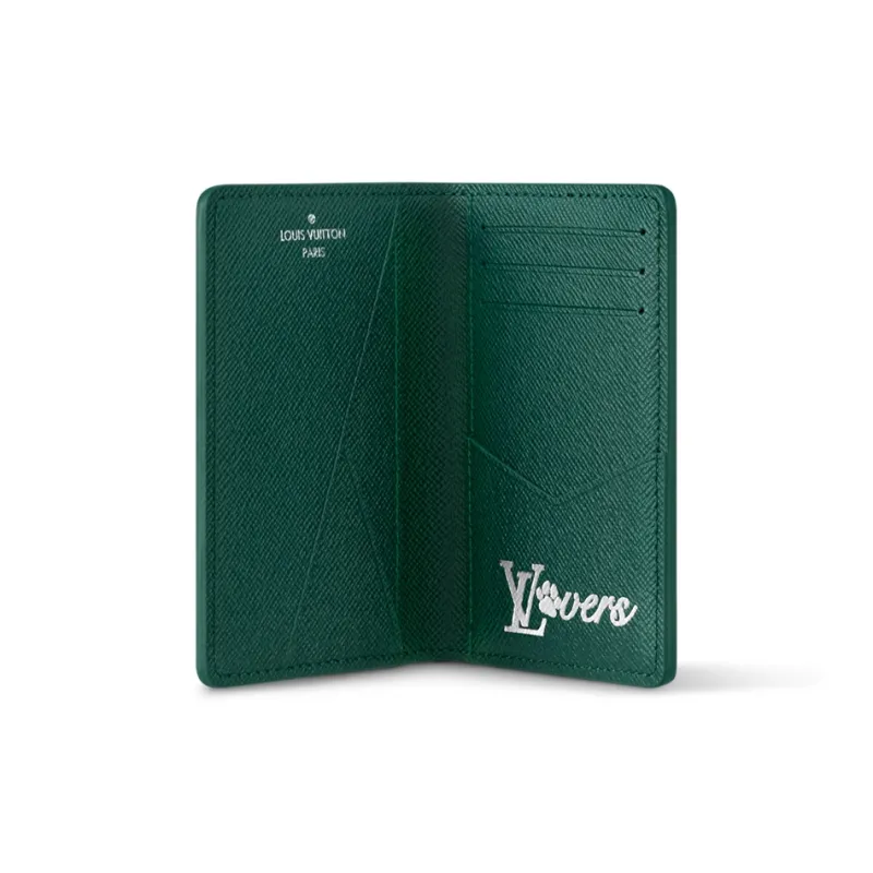 LOUIS VUITTON Pocket Organizer Green-3