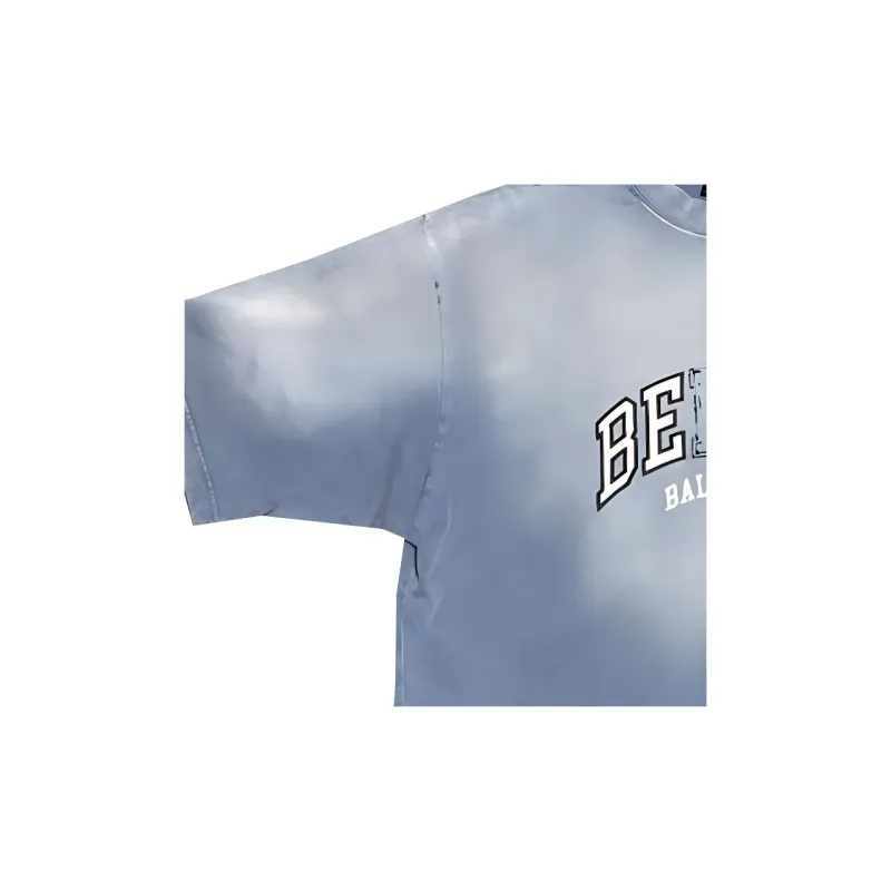 Balenciaga T Shirts Men Blue-2