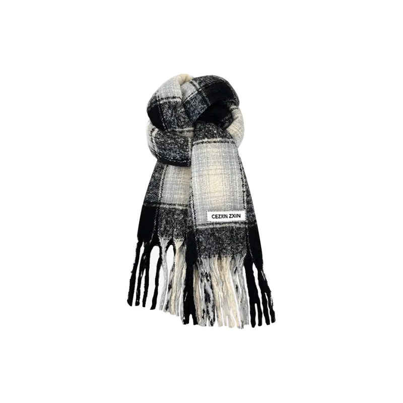 Lanza Knit Scarves Unisex-5