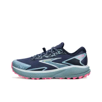 Brooks Divide Cushioned Slip Resistant Low Top Running Shoes Women's Dark Blue
