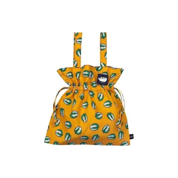 Jammyfinger Cotton Portable Crossbody Bag Shoulder Bag Mini Unisex Yellow