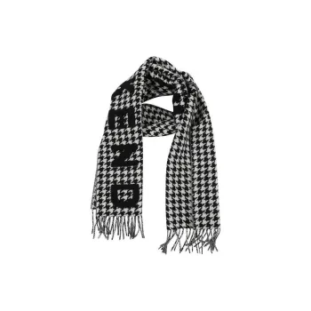 WEEKEND MaxMara All Over Patterned Fringed Edge Scarf