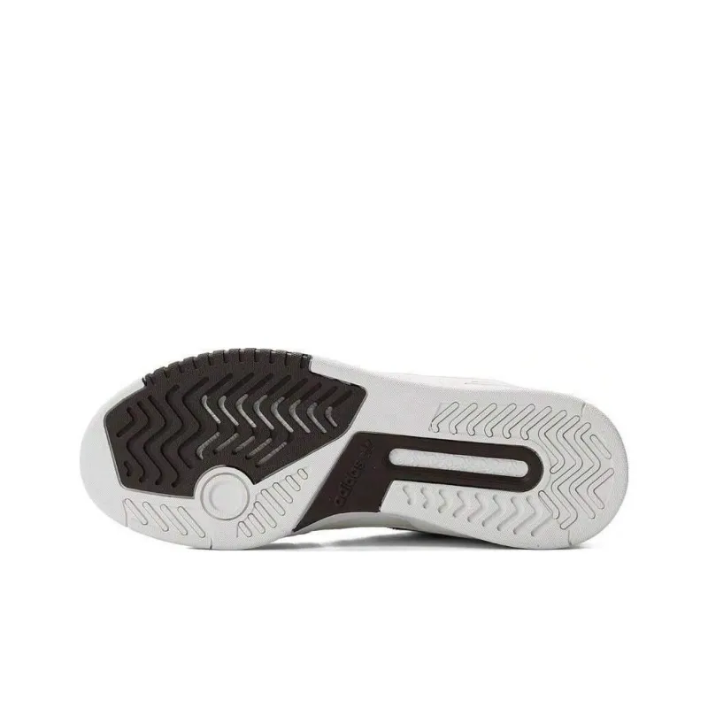 Adidas Originals Drop Step 2.0 Anti Slip And Wear Resistant Breathable Low Top Skateboard Shoes Unisex Ecru-4