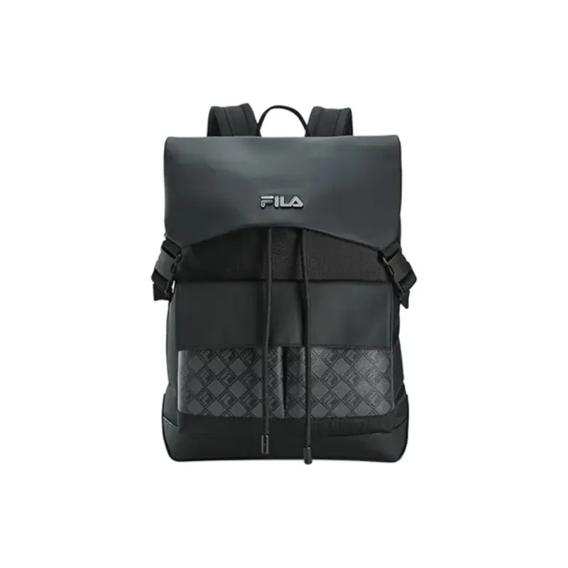 FILA Fabric Backpack Regular Unisex Black-0