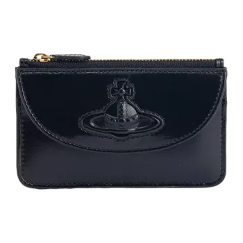 Vivienne Westwood Leather Card Holder Men's Black