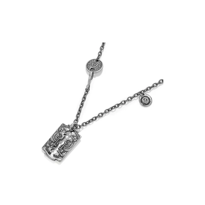 V.WI Titanium Steel Necklaces Men's-1