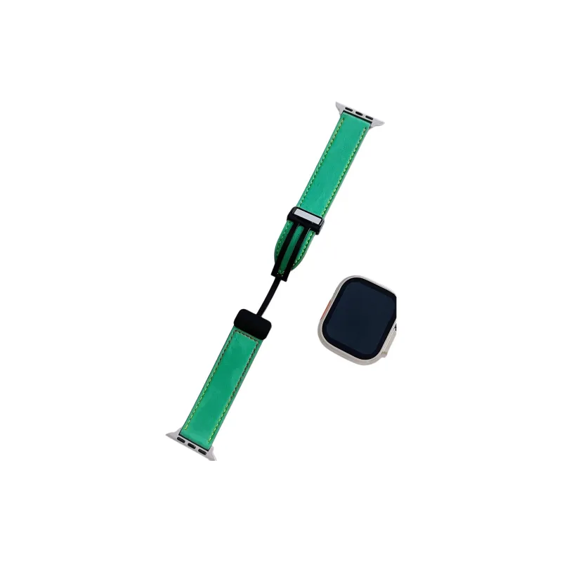 Mivana Watch Band Apple Compatibility Genuine Leather Material-3