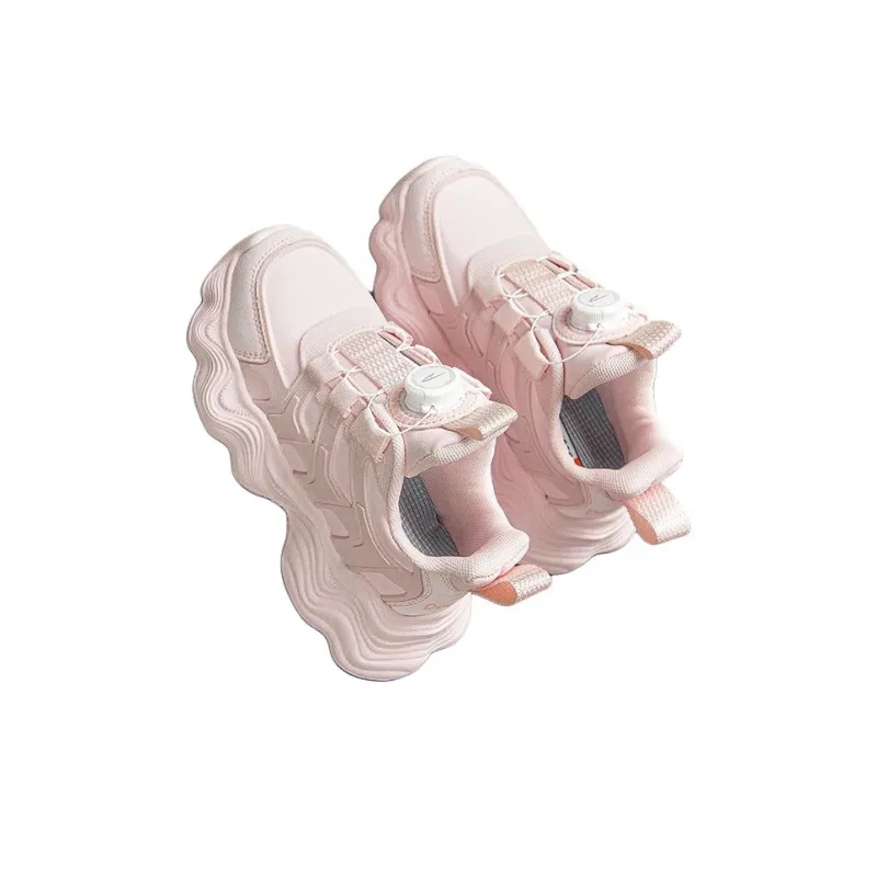 DEERWAY Wear Resistant Lightweight Cushioning Warm Low Top Kids Lifestyle Shoes Pink Kids'-2