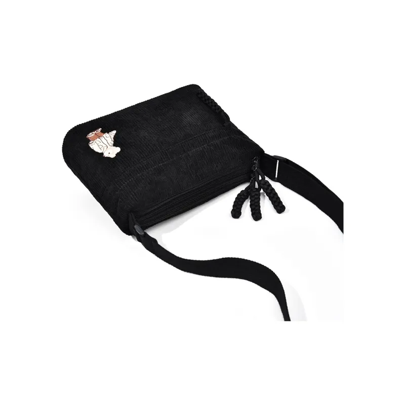 Ceion Keust Corduroy Crossbody Bag Women's Multicolor-10
