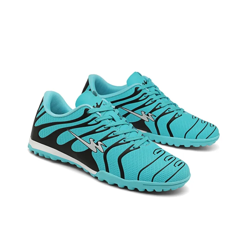 Binary TF Rubber Broken Studs Soccer Shoes Unisex Aqua-3