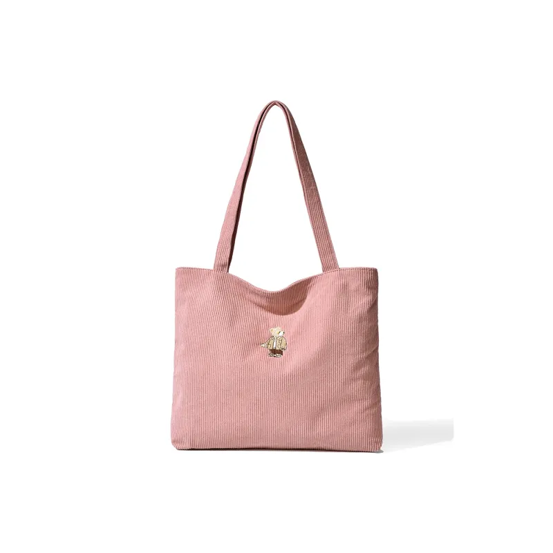 Ceion Keust Corduroy Tote Bag, Shopping Bag, Handbag, Shoulder Bag Women's Multicolor-11