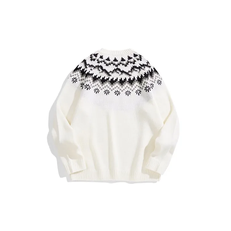 PEACEBIRD MEN Sweater Unisex White-1