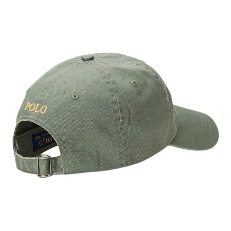Polo Ralph Lauren 100% Cotton Twill Baseball Caps Men's Green-2