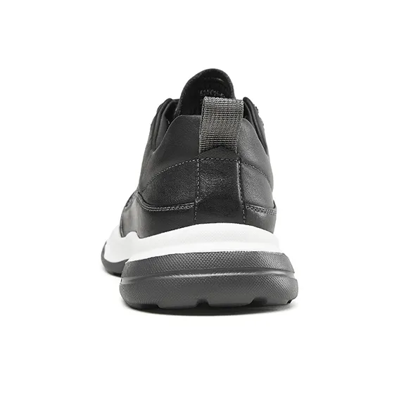 KANGNAI Casual Shoes Men Low Top Black/Gray-4