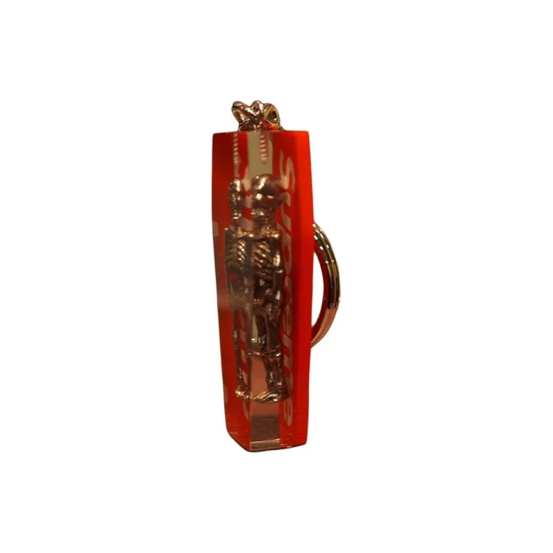 Supreme Resin Keychains Unisex Red-1