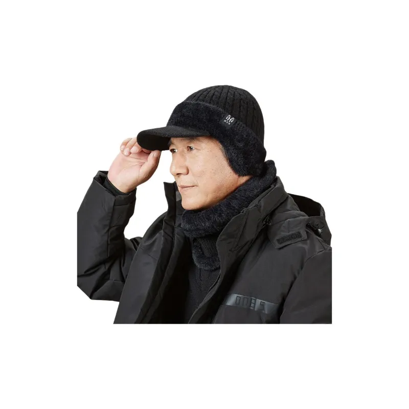 H YXIANG Sheep Wool Beanies Men's-6