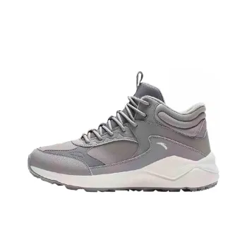 Anta Life Collection Waterproof And Warm High Top Casual Shoes Men's Dove Gray