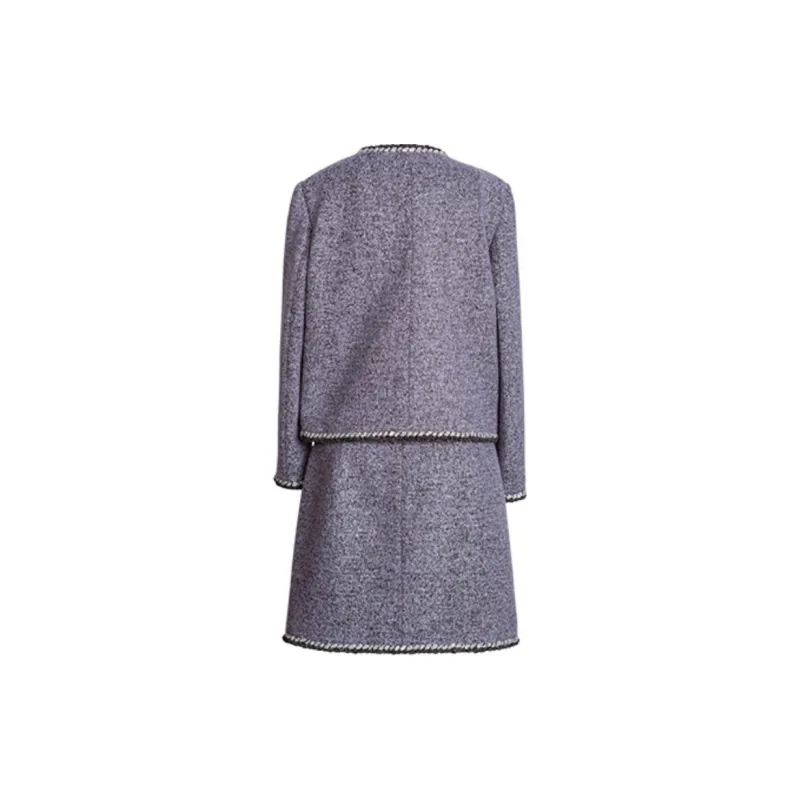 ROEYSHOUSE Skirt Set Women's Gray Purple-1