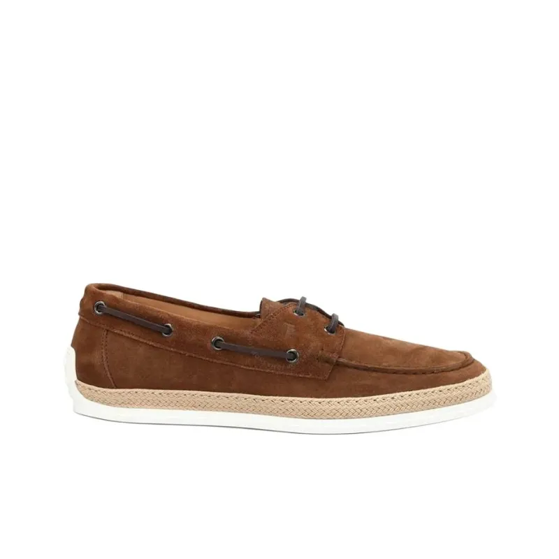 TOD'S Boat Shoes Men Brown-1