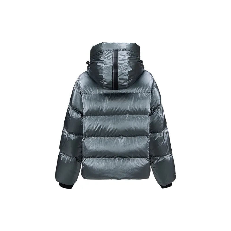Skechers Mountain And Wild Outdoor Series FW24 Down Jacket Women's Asphalt Gray-1
