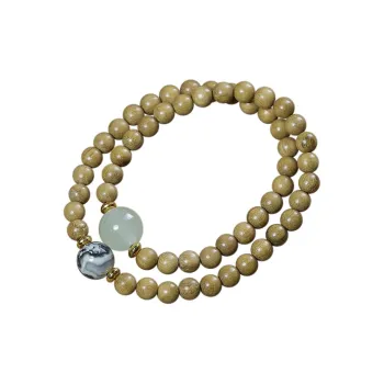 The Years Are Quiet Milky Agarwood Bracelets Unisex