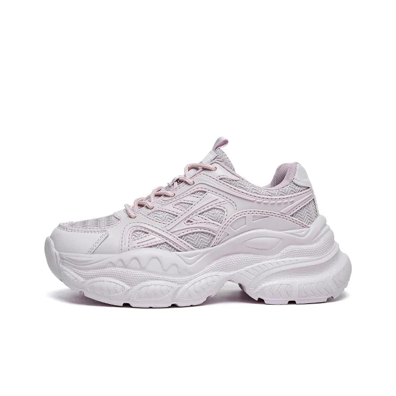 Mulinsen Anti Slip And Wear Resistant Height Increasing Low Top Chunky Sneakers Women's-6