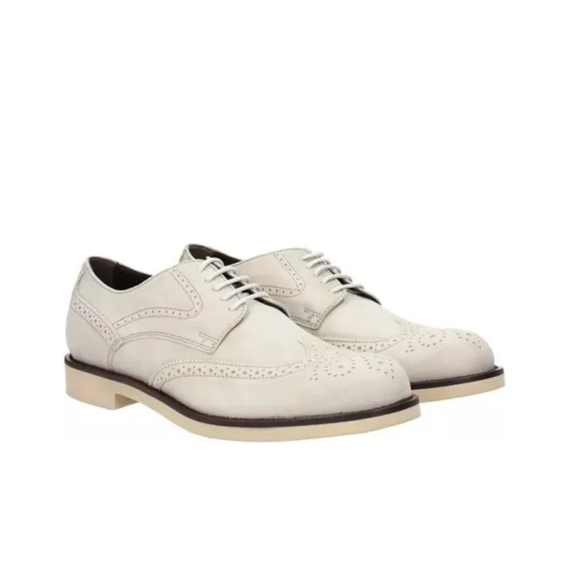 TOD'S Men's Casual Shoes Men Low-Top Ecru-3