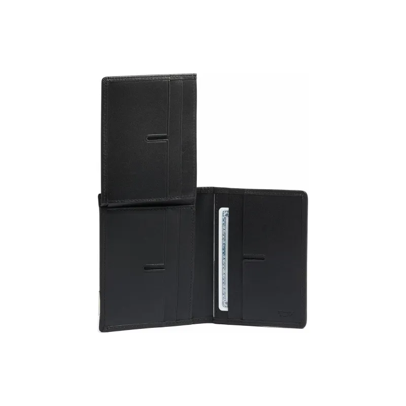 TUMI Nylon And Leather Card Holder Wallet Men's Black-2