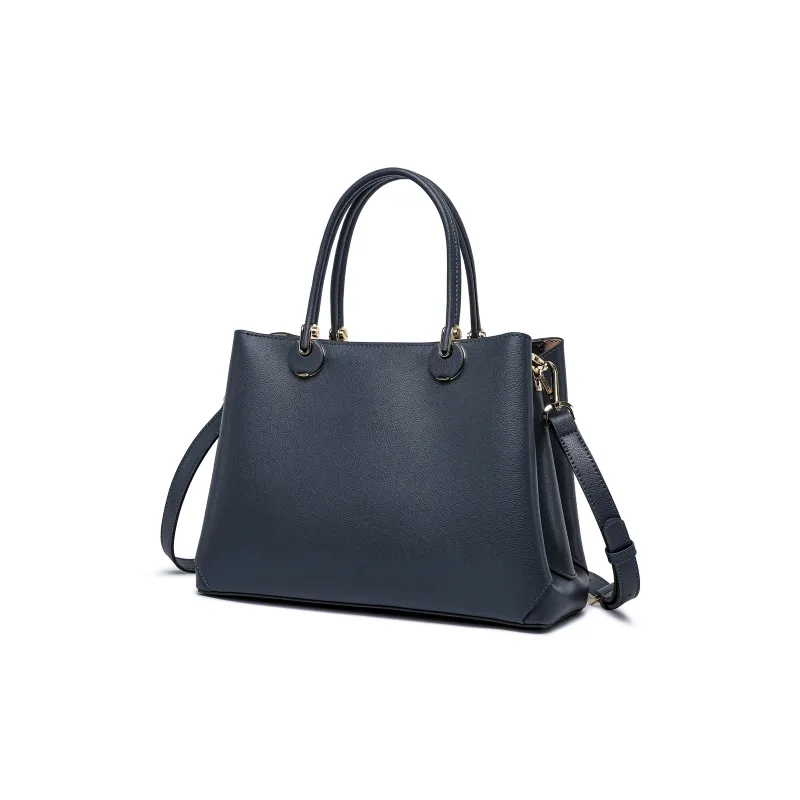 FAIRWHALE Cow Leather Crossbody One Shoulder Handbags Regular Women's White/Indigo/Dusty Pink/Black-9
