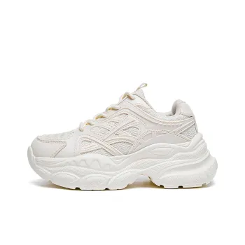 Mulinsen Anti Slip And Wear Resistant Height Increasing Low Top Chunky Sneakers Women's