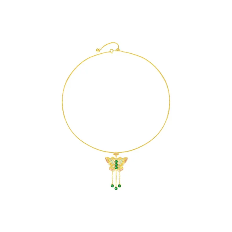 CHOW TAI SENG S925 Silver Necklaces Women's-2