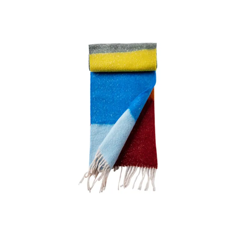 NAME.S Knit Scarves Women's Multicolor Multicolor Box Shopping Bag-1