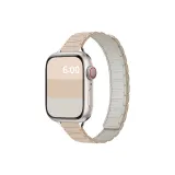 Milk Tea & White/Fourth Generation Three-Bead Silicone Magnetic