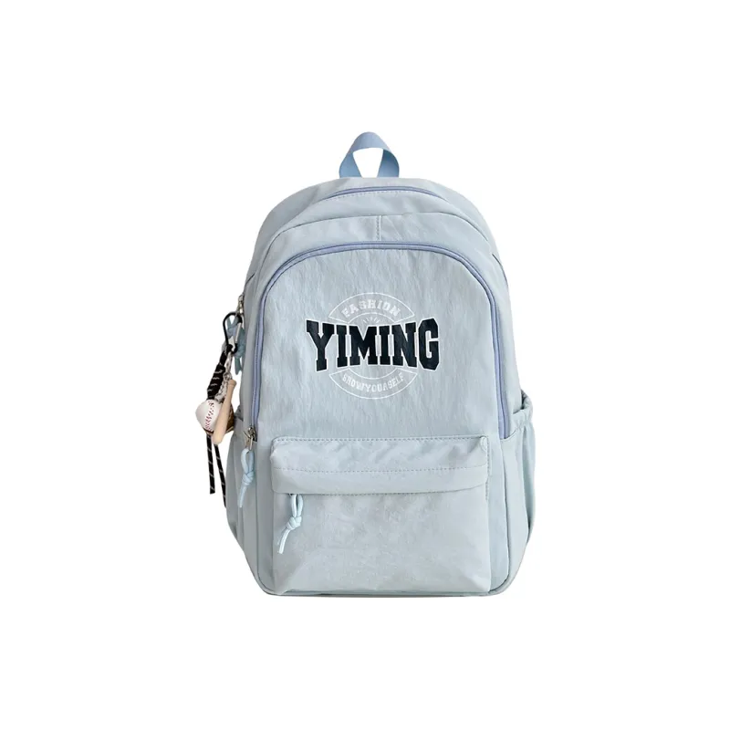 DCLOUD Nylon Backpack Unisex Red/White/Blue/Pink/Black-10