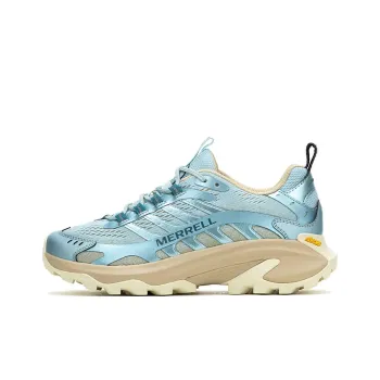 Sweaty Betty x MERRELL MOAB SPEED 2 Cushioning Slip Resistant Low Top Hiking Shoes Women's Blue