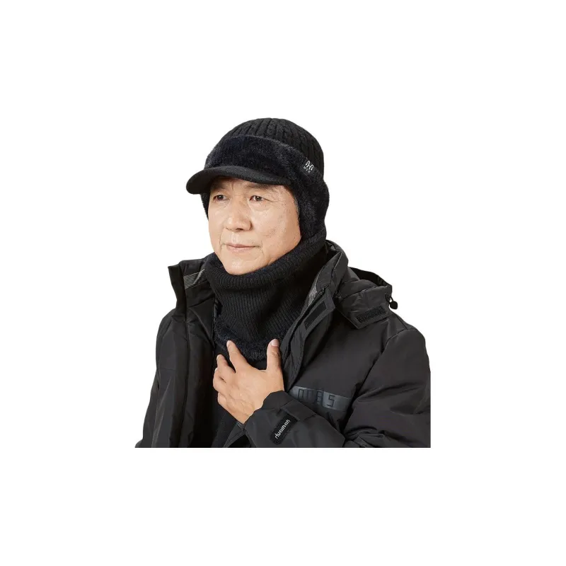 H YXIANG Sheep Wool Beanies Men's-7