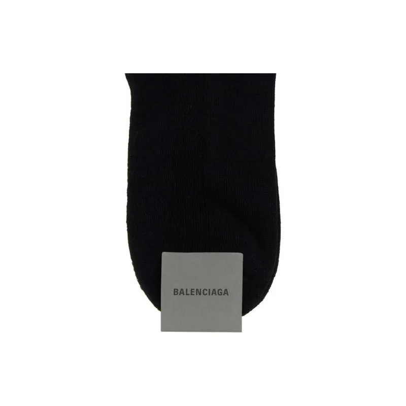 Balenciaga Unity Knitted Socks 'Black/White'-4