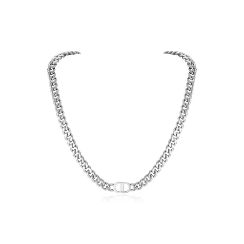 V.WI Titanium Steel Necklaces Men's