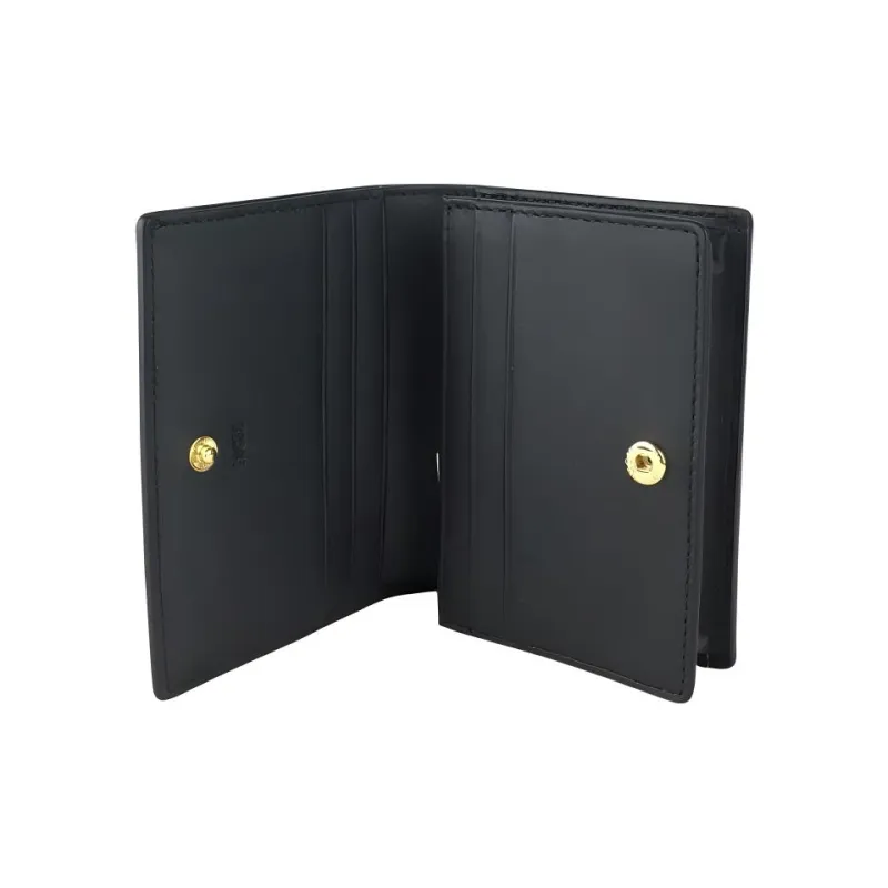 MCM Calfskin Wallet Mini Men's Black-1