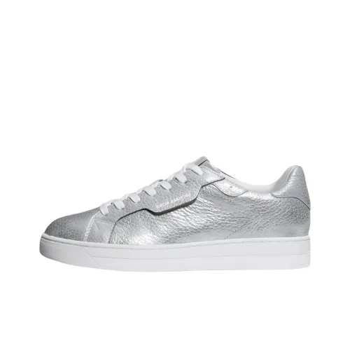 MICHAEL KORS Low-Top Stylish Skateboarding Shoes Women's Silver