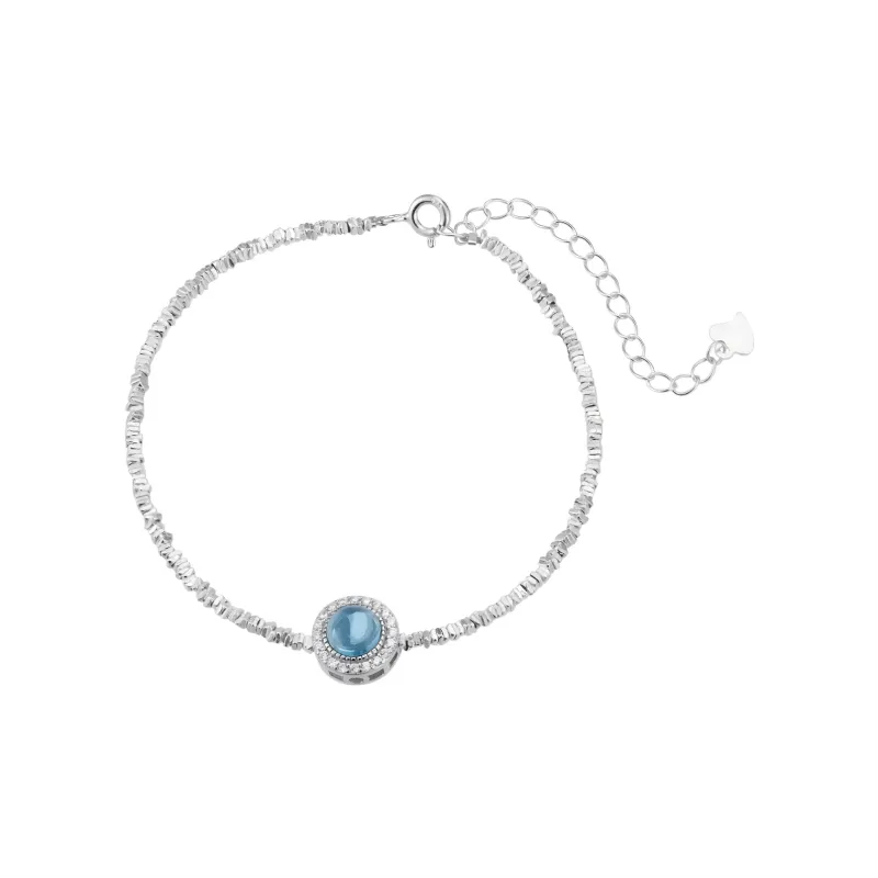 CLARKIA FLOWER 925 Sterling Silver Bracelets Women's-0