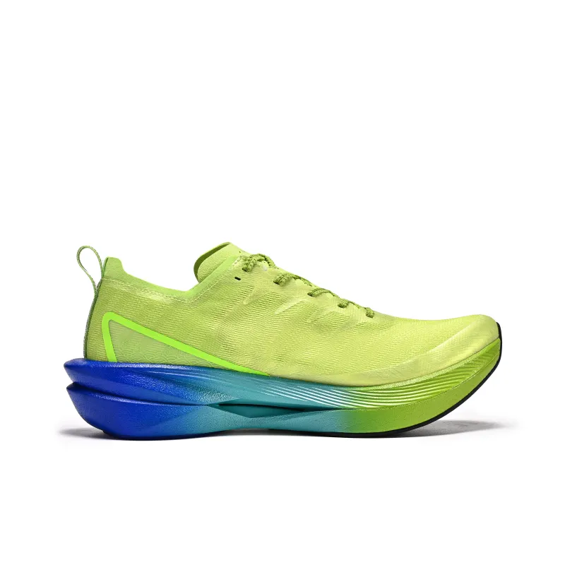 YUNCOO Cushioning, Slip Resistant, And Breathable Low Top Couple Running Shoes Unisex Sky Smile Green-1